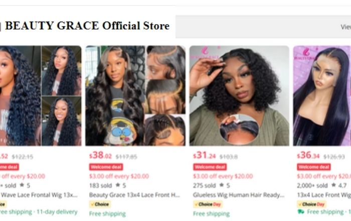 Beauty Grace hair is one of the reliable hair vendors on AliExpress