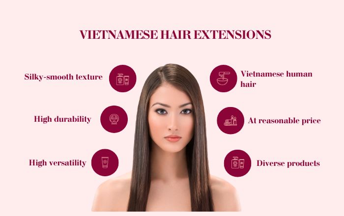 Vietnamese hair's features