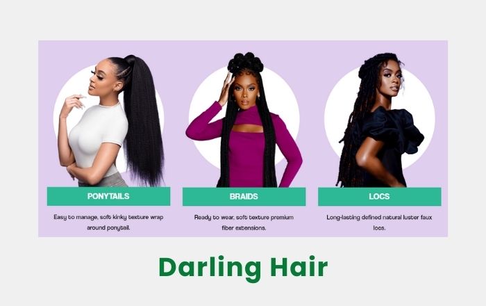 Darling Hair is also a popular choice among South African customers. 
