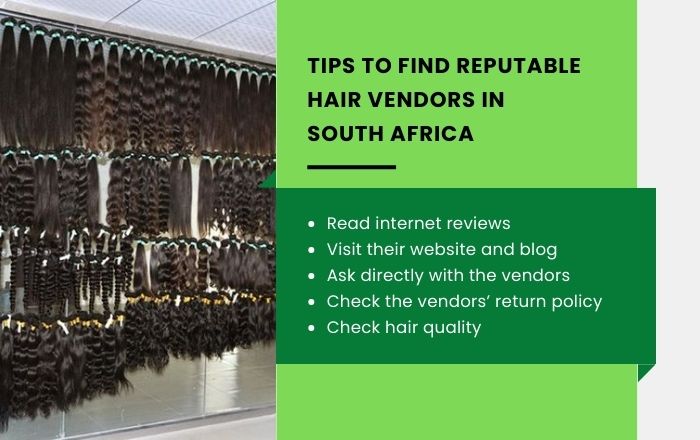 Some tips to discover reputable hair vendors in South Africa