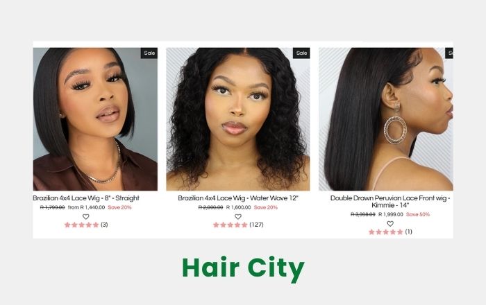 Some products of Hair City