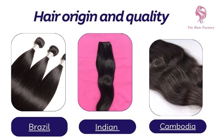 Most of the hair from hair vendors AliExpress come from Brazil, India and Cambodia hair