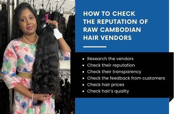 Tips to find reputable Cambodian hair vendors