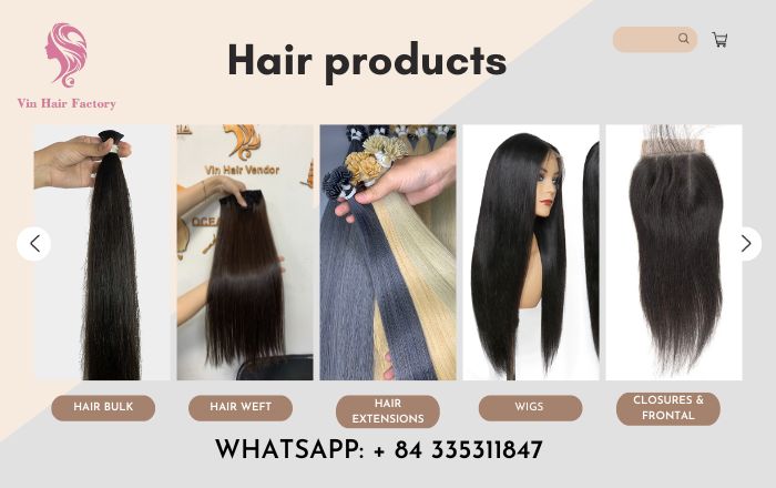 Some of the main products from wholesale vendors for hair