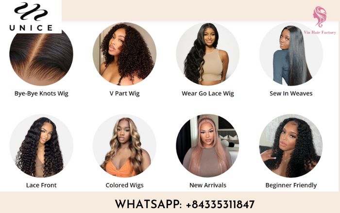 Unice Hair - top best Chinese hair vendor for hair wigs and hair bundles