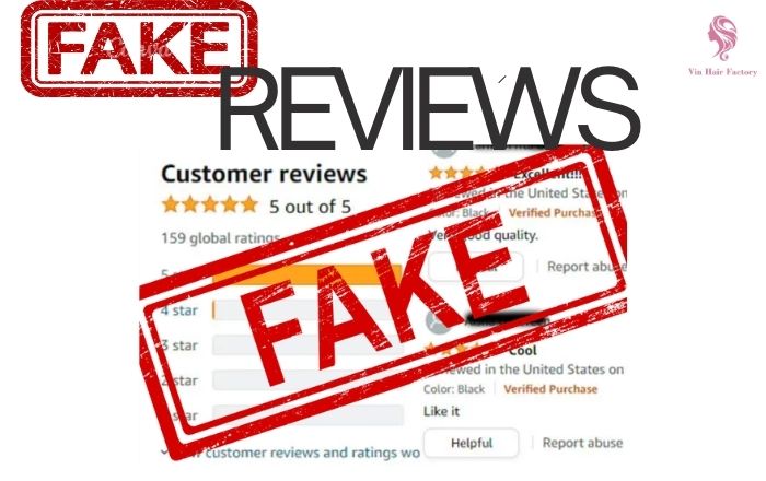 You should consider fake reviews and fake images from hair suppliers